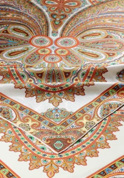 Aesthetic Paisley 140x140 - panna multi (beige)