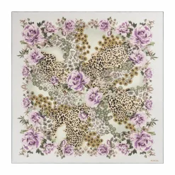 Blooming Wilderness 100x100 - multi cashmere (beige)