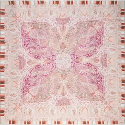 Butterfly Paisley 140x140 - rose/beige (rosa)