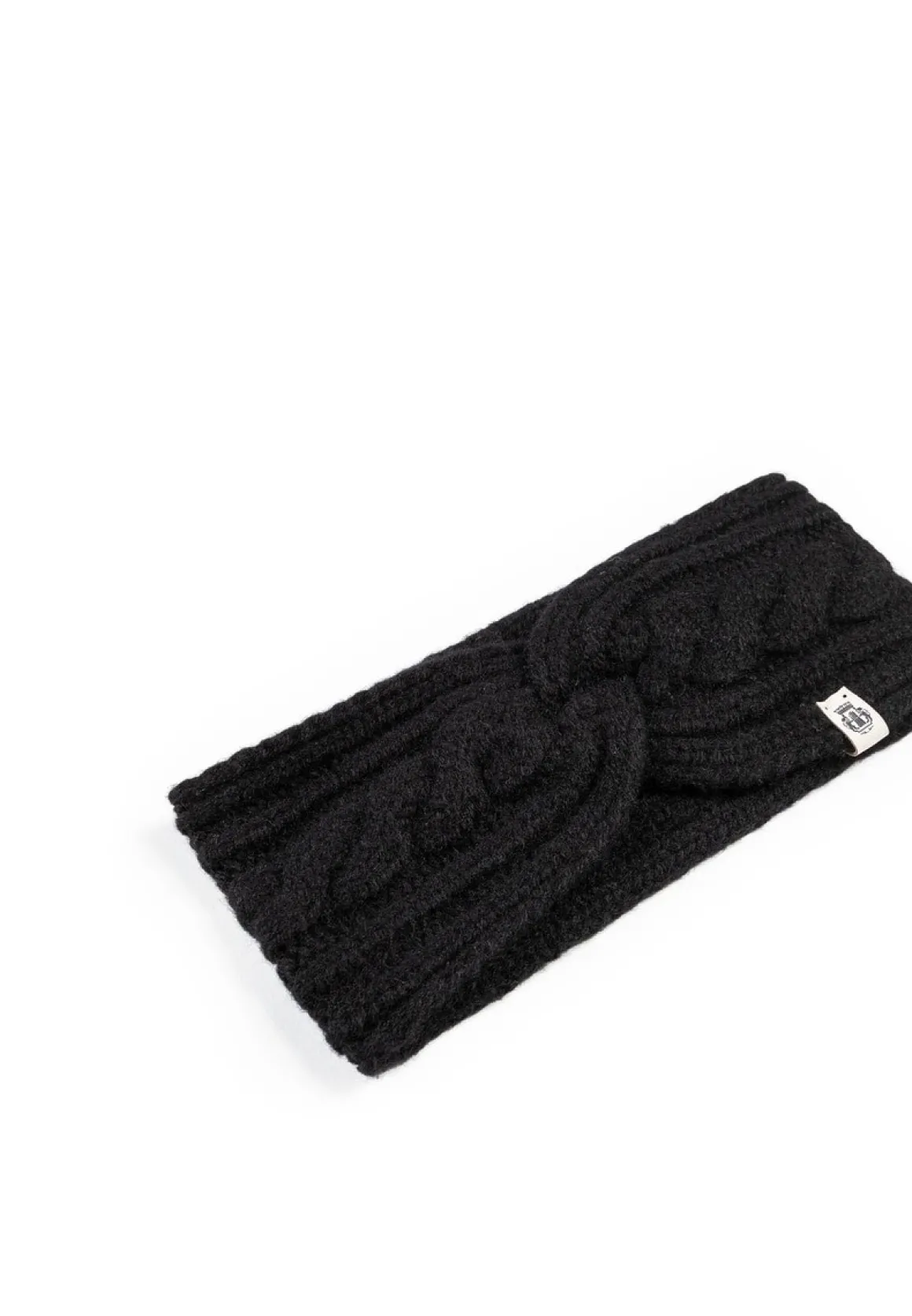 Cabled Charm Strirnband - black (schwarz)