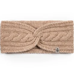 Cabled Charm Strirnband - cashmere (beige)