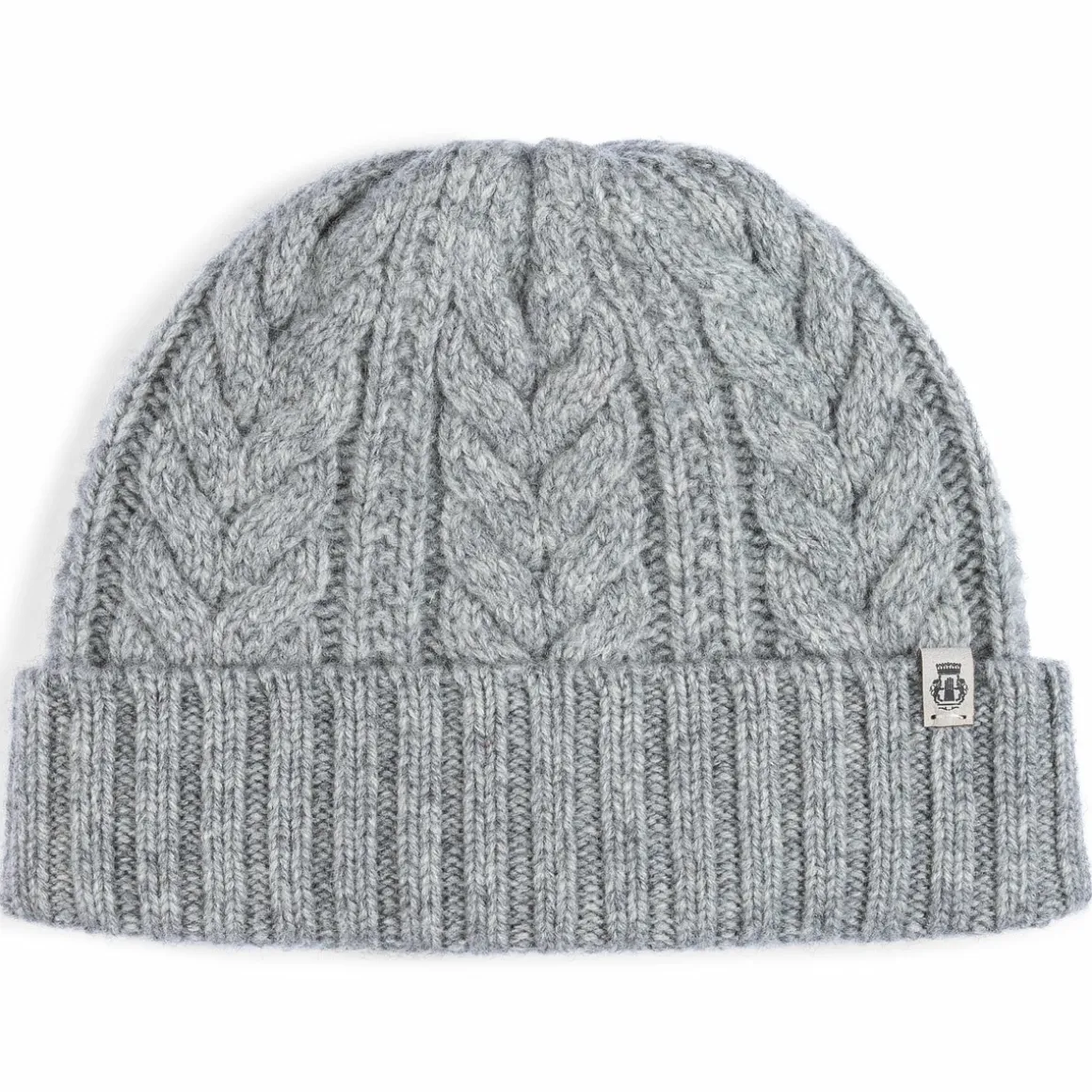 Cashmere Twist Mütze - flanell (grau)