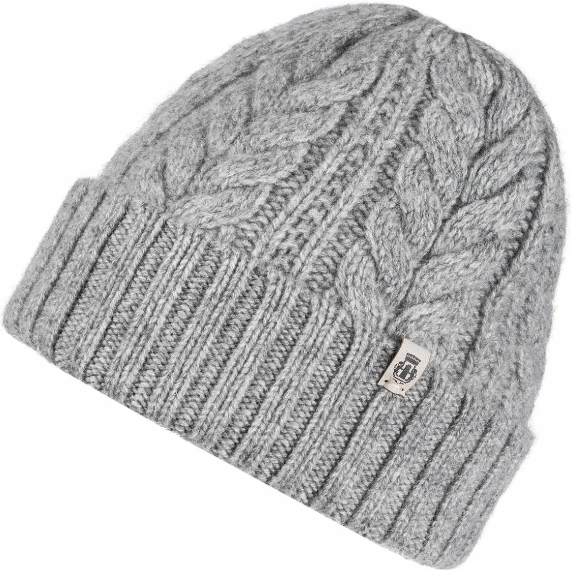 Cashmere Twist Mütze - flanell (grau)