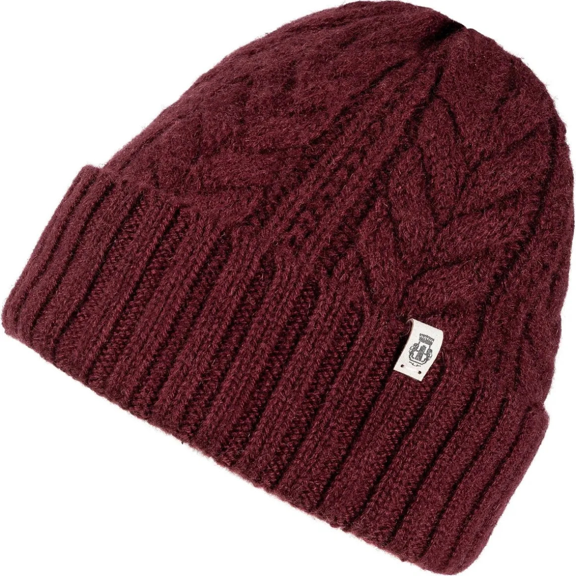 Cashmere Twist Mütze - mulberry (rot)