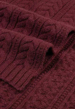 Cashmere Twist Schal 30x180 - mulberry (rot)