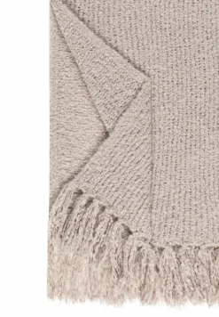 Classic Bouclé Schal 35x180 - cashmere (beige)