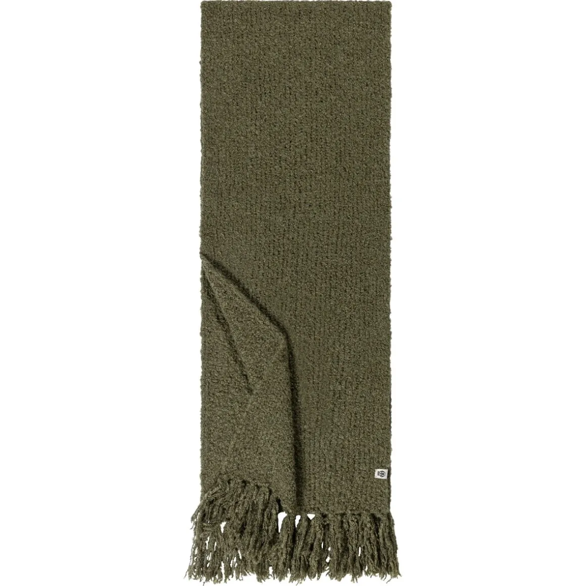 Classic Bouclé Schal 35x180 - moss (grün)