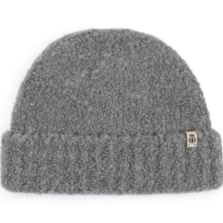 Classic Bouclé Umschlagmütze - flanell (grau)