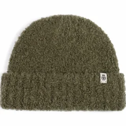 Classic Bouclé Umschlagmütze - moss (grün)