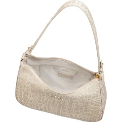 Cleo small Croco - light stone (grau)