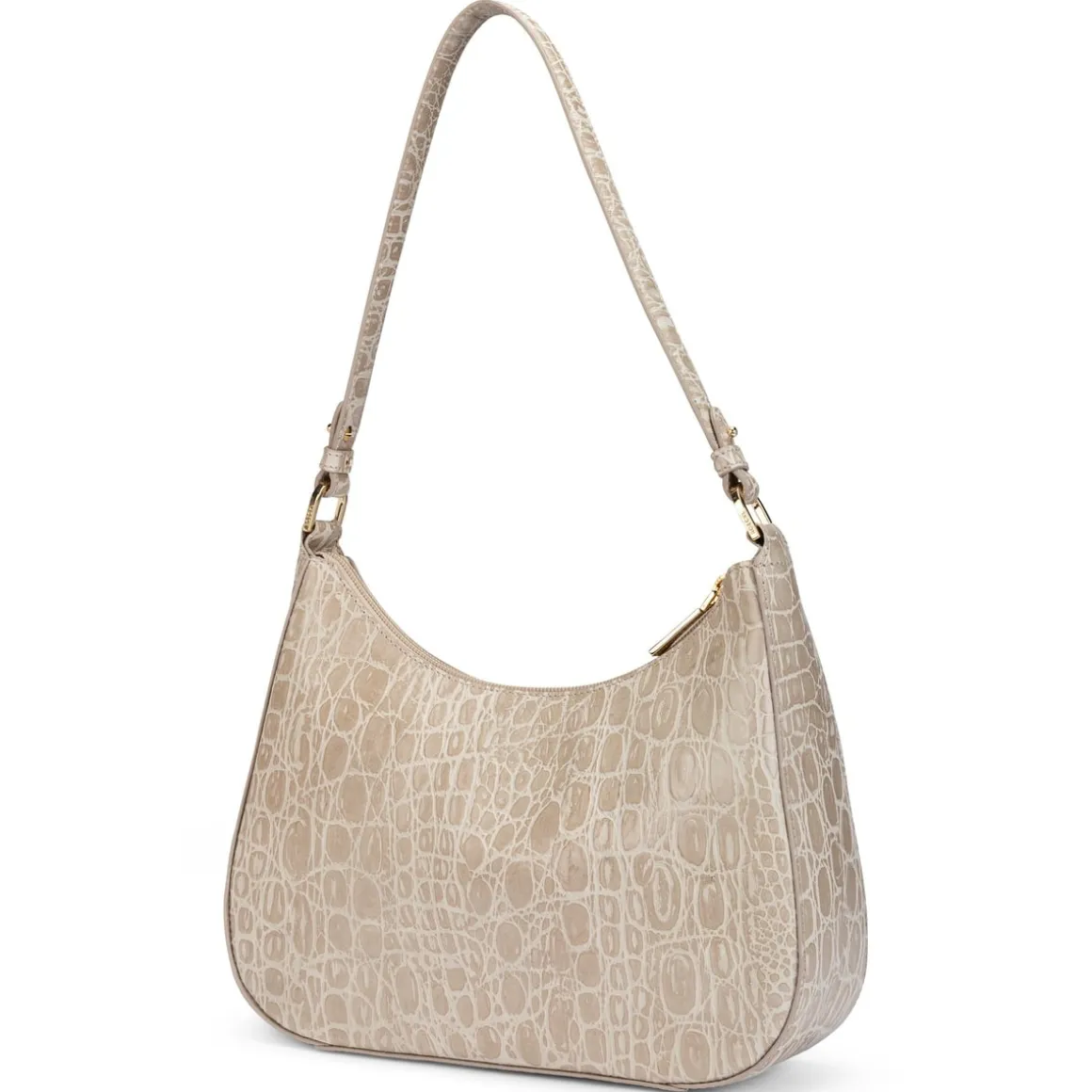 Cleo small Croco - light stone (grau)