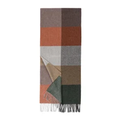 Coloured Squares Women 35x170 - multi camel (beige)
