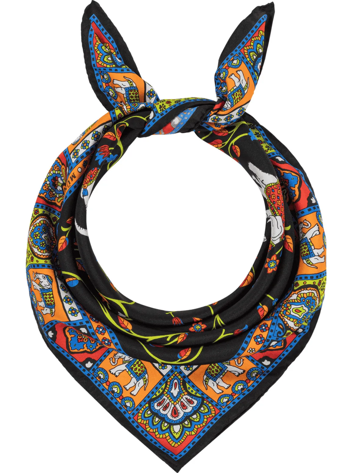Elephant Garden 53x53 - multi black (schwarz)