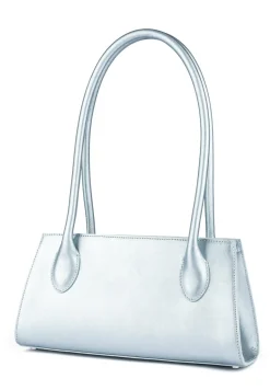 Elisa metallic handbag small - silver (grau)