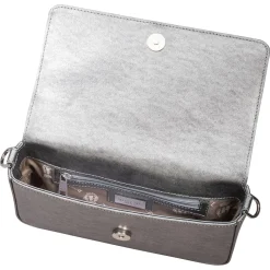 Emilia Shoulder bag metallic XS - platinum (grau)