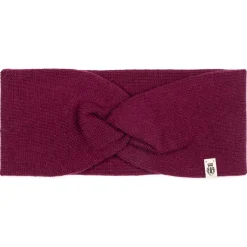 Essentials Stirnband - wine (rot)