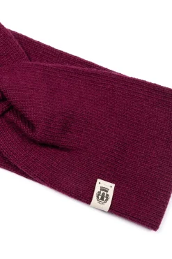 Essentials Stirnband - wine (rot)