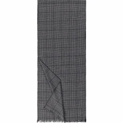 Fine Check 35x180 - navy (blau)