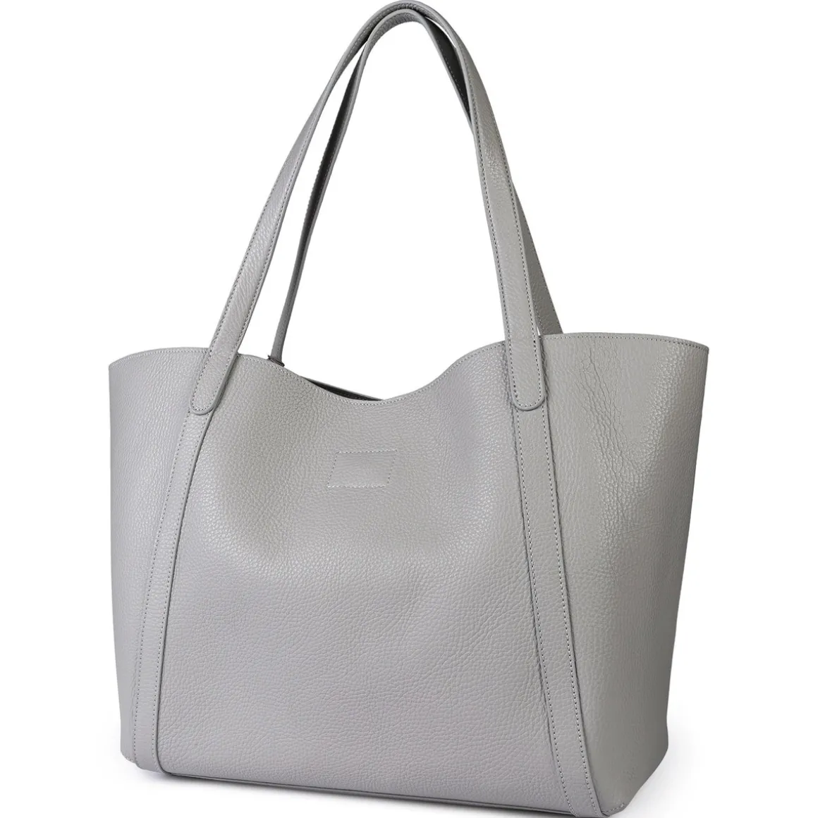 Florence Shopper Grained large - moonstone (grau)