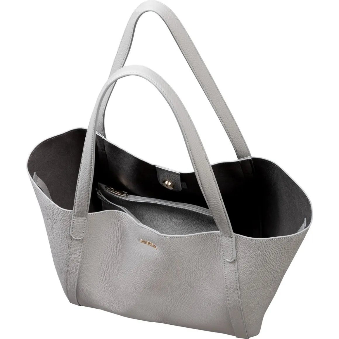 Florence Shopper Grained large - moonstone (grau)