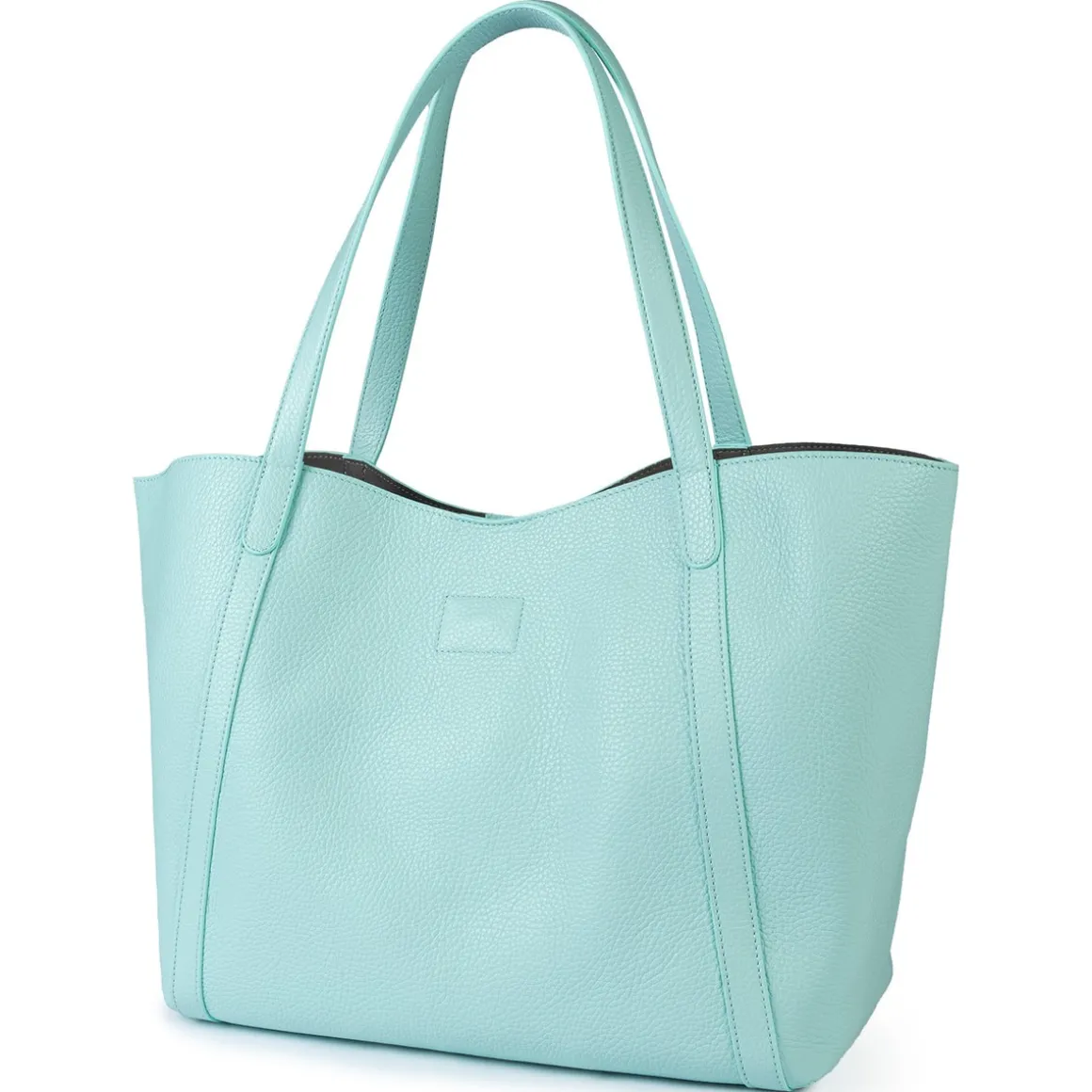 Florence Shopper Grained large - jade (grün)