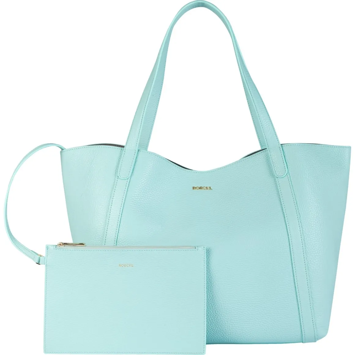 Florence Shopper Grained large - jade (grün)