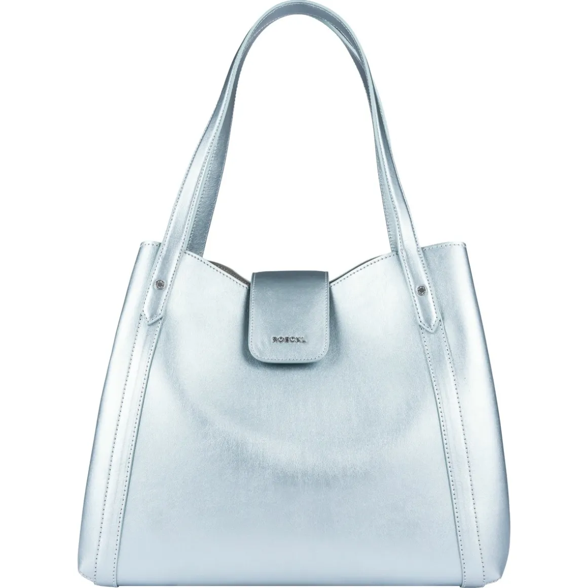 Florence Shopper metallic medium - silver (grau)