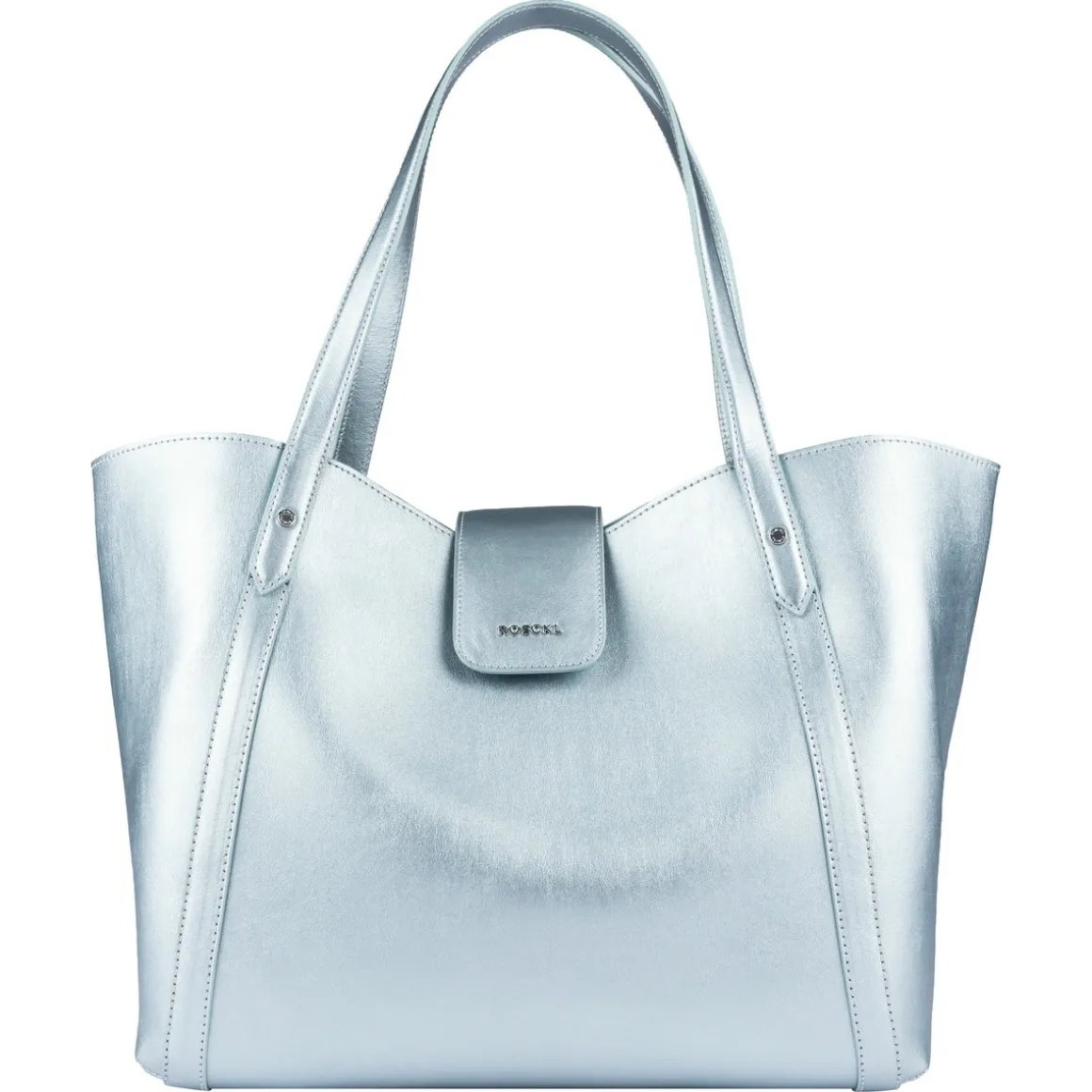 Florence Shopper metallic medium - silver (grau)
