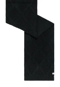 Frozen Winter Schal 35x180 - black (schwarz)