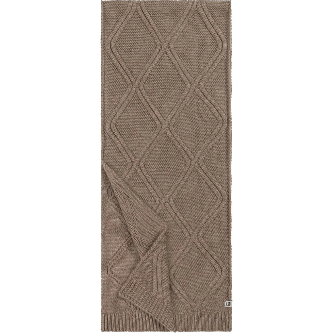 Frozen Winter Schal 35x180 - taupe (beige)