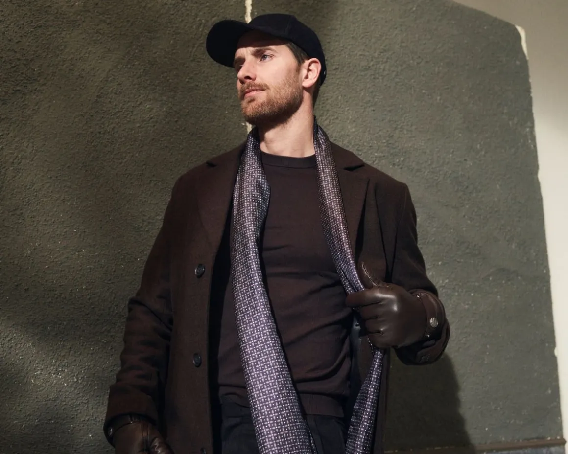 Gentleman´s Pattern 27x184 - multi navy (blau)
