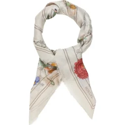 Glowing Bouquet 140x140 - multi creme (beige)
