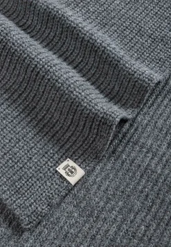 Klassischer Strickschal - anthracite (grau)