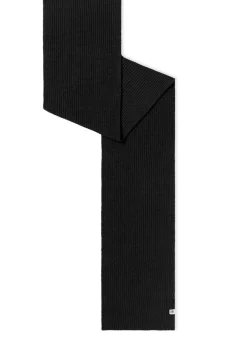 Klassischer Strickschal - black (schwarz)