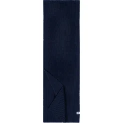 Klassischer Strickschal - navy (blau)