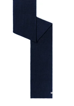 Klassischer Strickschal - navy (blau)