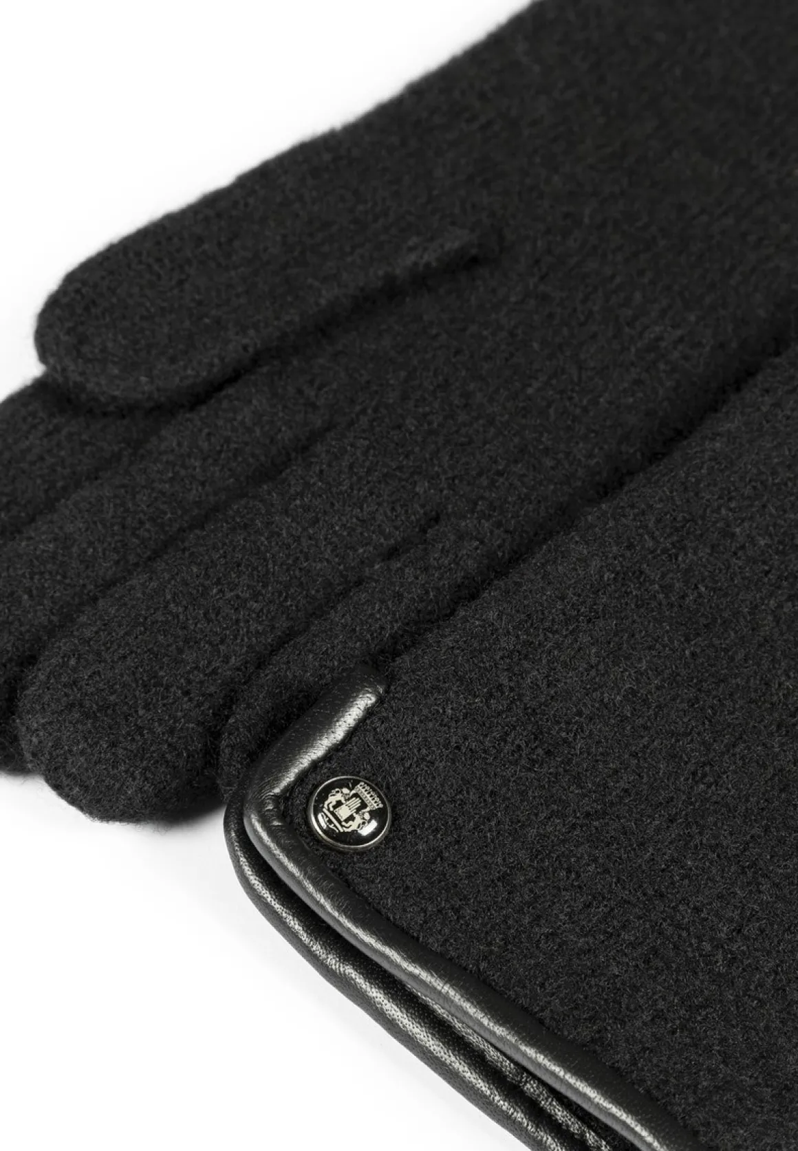 Klassischer Walkhandschuh Men - black (schwarz)