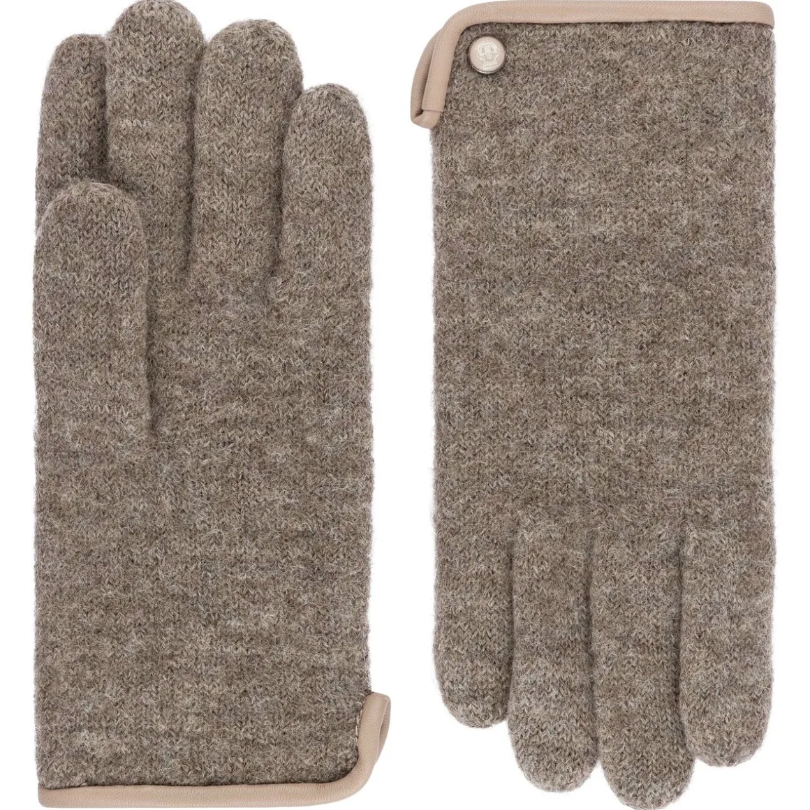 Klassischer Walkhandschuh Women - alpaca (beige)