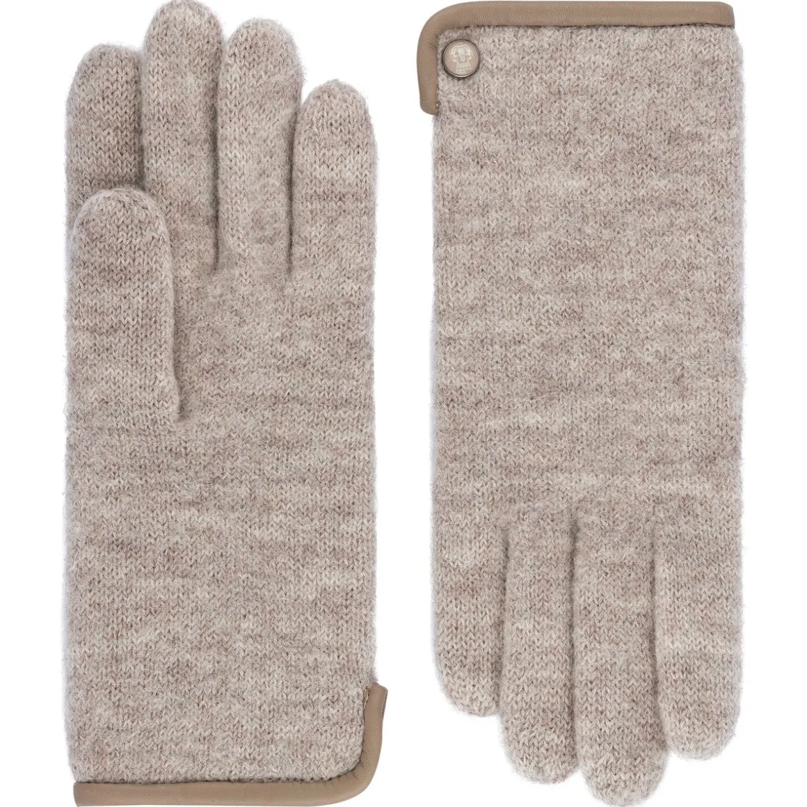 Klassischer Walkhandschuh Women - mink (beige)