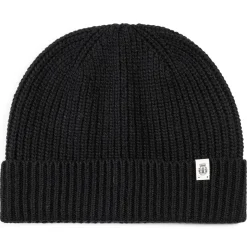 Klassische Strickmütze - black (schwarz)