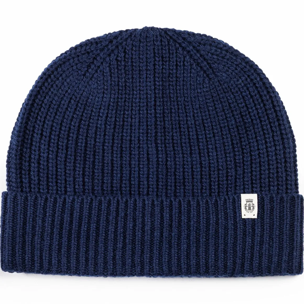 Klassische Strickmütze - navy (blau)