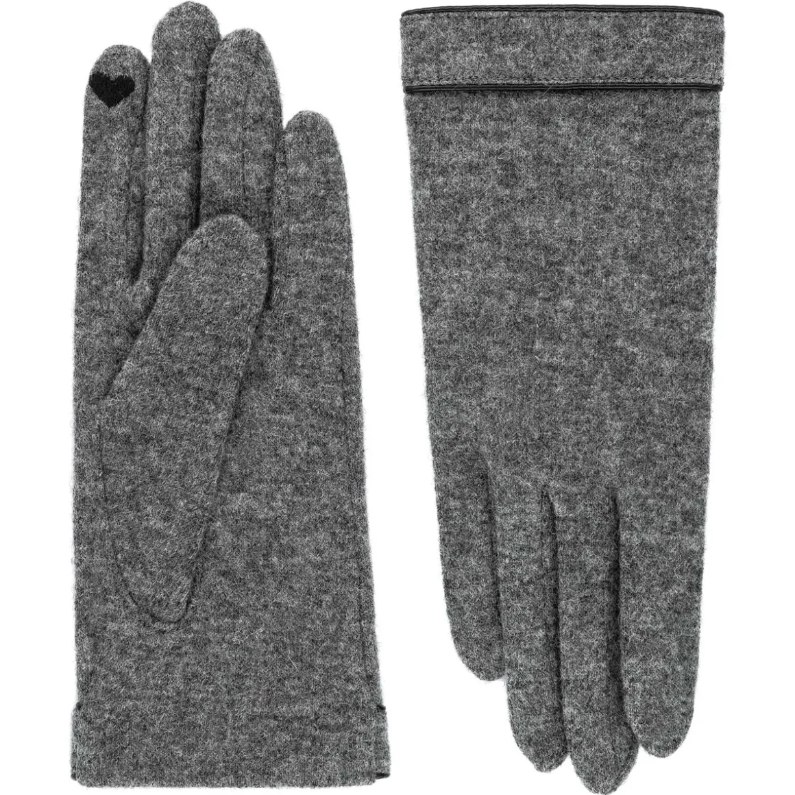Leather Piping Touch - flanell (grau)
