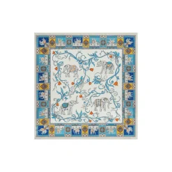 Lucky Elephant 53x53 - multi blue (blau)
