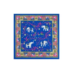 Lucky Elephant 53x53 - multi royal (blau)