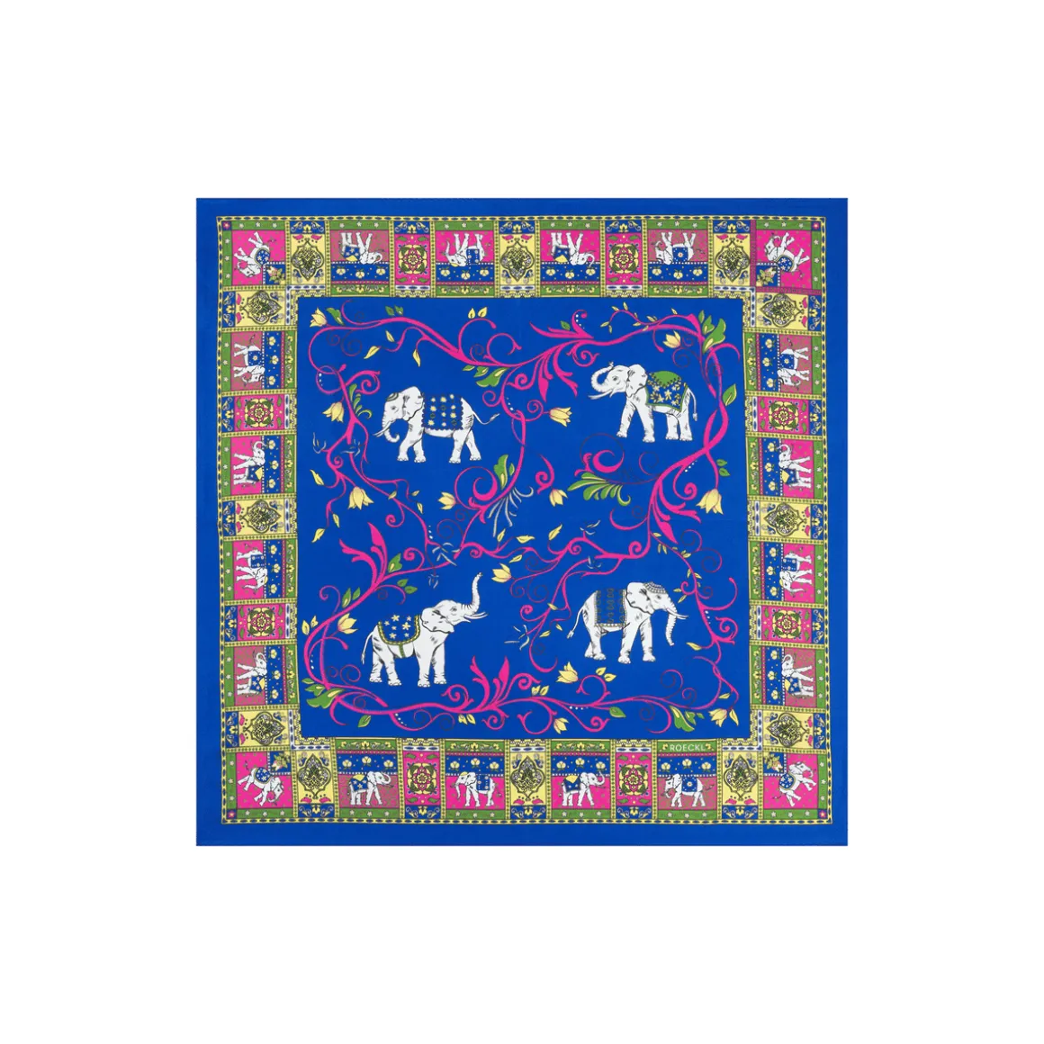 Lucky Elephant 53x53 - multi royal (blau)