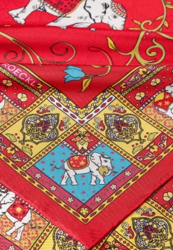 Lucky Elephant 53x53 - red mix (rot)