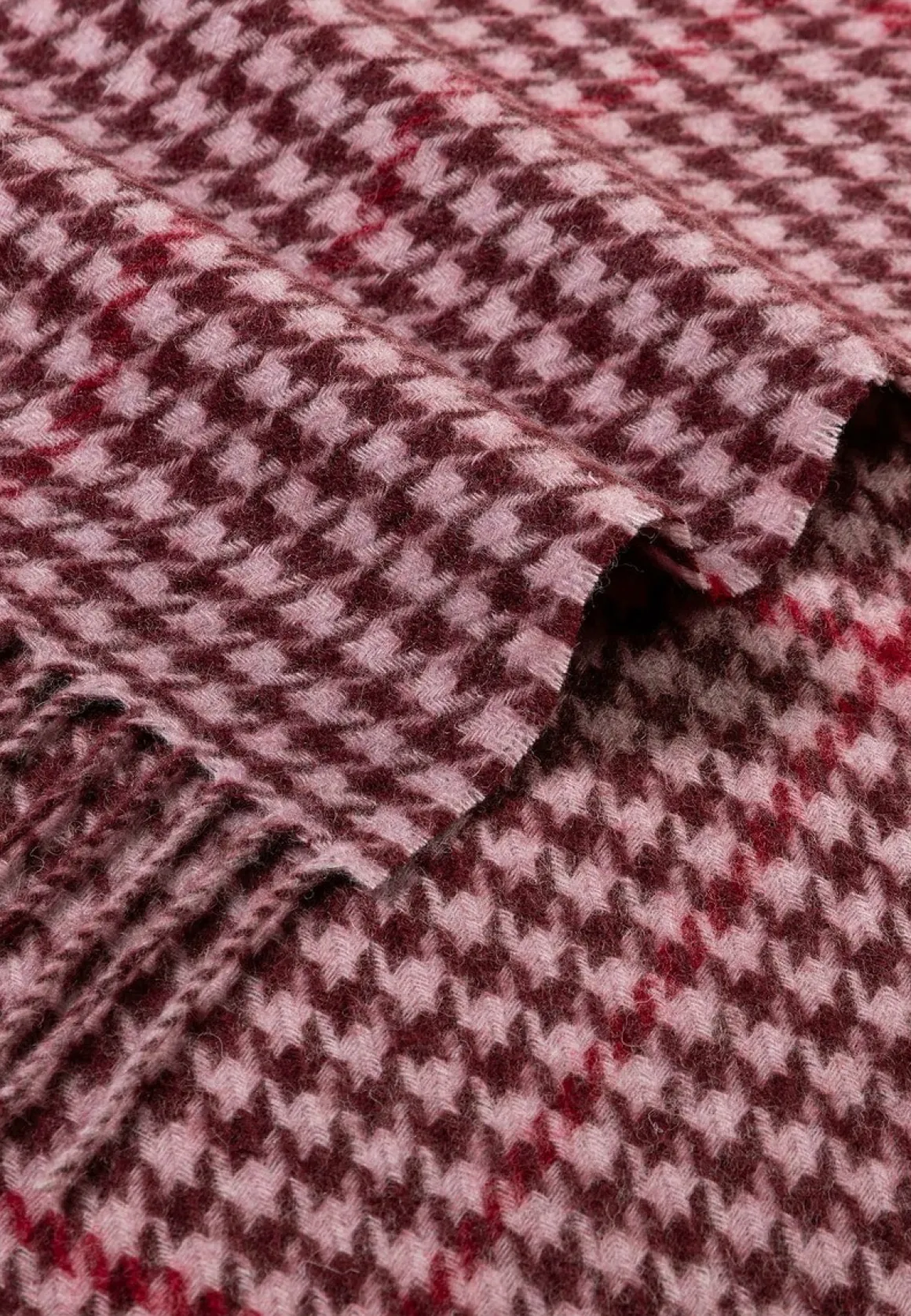 Modern Check Women 35x166 - mulberry (rot)