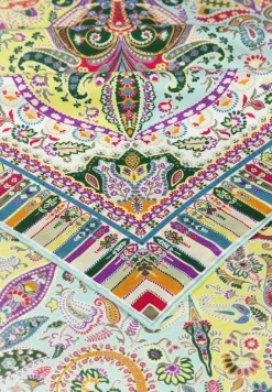 Paisley Mirage 90x90 - multi mint (grün)