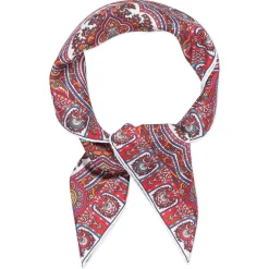 Paisley Star 90x90 - white/red (weiss)