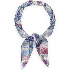 Persisches Horoskop 140x140 - multi blue (blau)